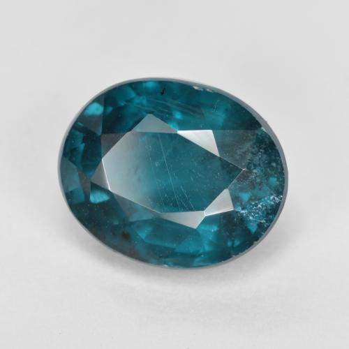 Cianite naturale turchese da 4,17 ct, taglio ovale, VS