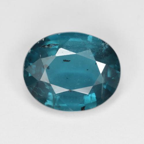 Cianite naturale turchese da 3,71 ct, taglio ovale, VS-SI