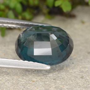 Cianite Blu verdastro naturale da 3.89 ct, Taglio ovale, VS-SI