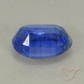 Cianite Blu scuro naturale da 0.87 ct, Ovale, VS-SI