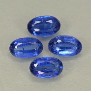 Cianite naturale blu da 1,40 ct, taglio ovale, VS-SI