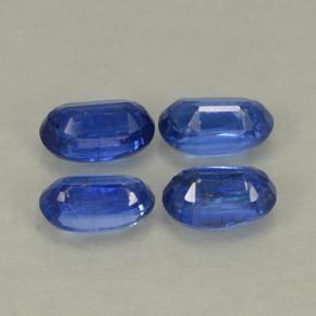 Cianite naturale blu da 1,40 ct, taglio ovale, VS-SI