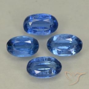 Gemme di Cianite Blu scuro naturale da 1.52 ct, Ovale, VS-SI