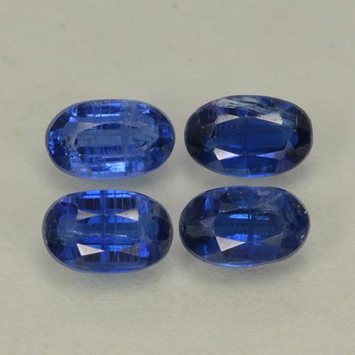 Gemme di Cianite Blu navy naturale da 1.44 ct, Taglio ovale, VS-SI