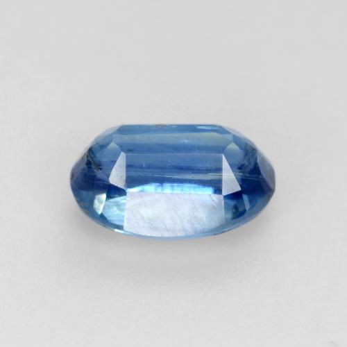 Cianite Blu Navy brillante naturale da 0.76 ct, Taglio ovale, SI