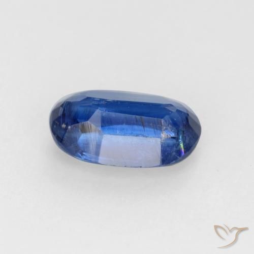 Cianite Blu scuro naturale da 0.64 ct, Ovale, SI