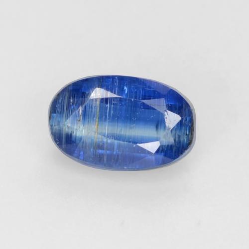 Cianite naturale blu da 0,74 ct, taglio ovale, SI-I1