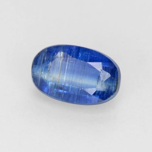Cianite naturale blu da 0,74 ct, taglio ovale, SI-I1