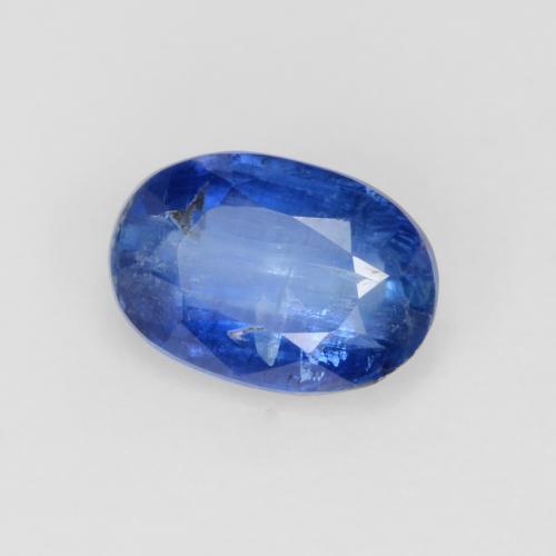 Cianite naturale blu da 0,68 ct, taglio ovale, SI