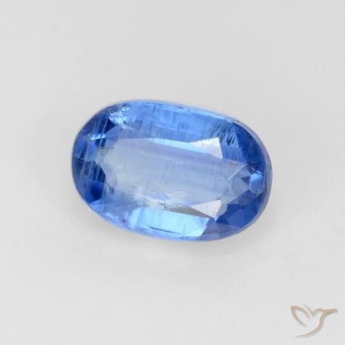Cianite Blu medio naturale da 0.72 ct, Ovale, SI