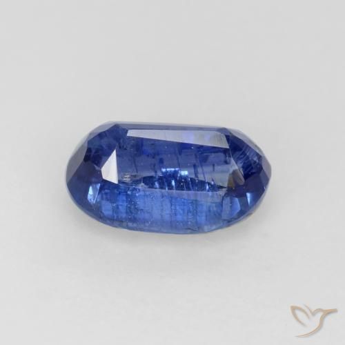 Cianite Blu scuro naturale da 0.74 ct, Ovale, SI-I1