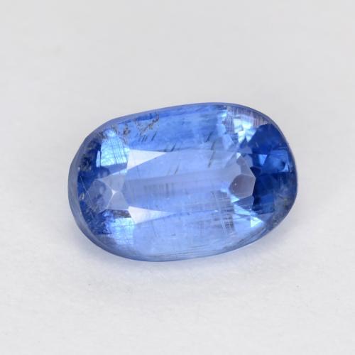 Cianite Blu navy chiaro naturale da 0.78 ct, Taglio ovale, SI