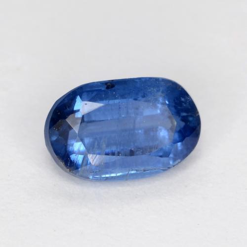 Cianite naturale blu da 0,70 ct, taglio ovale, SI