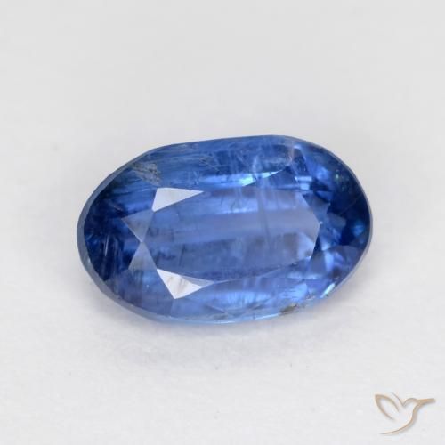 Cianite Blu acceso naturale da 0.68 ct, Ovale, SI