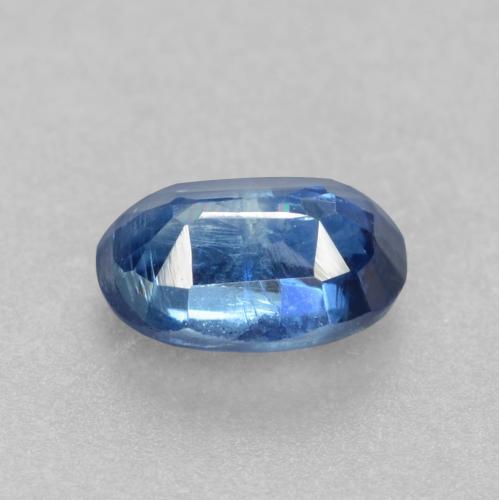Cianite Blu navy chiaro naturale da 0.58 ct, Taglio ovale, SI