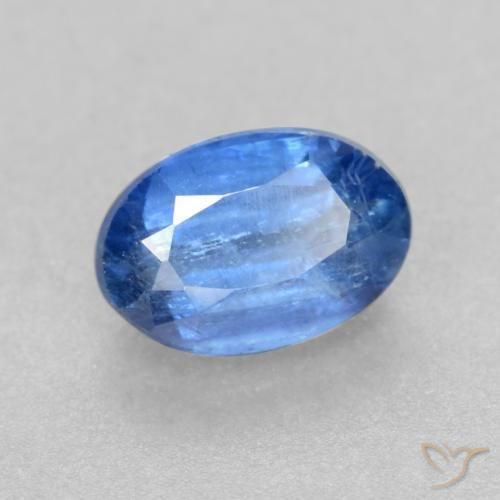 Cianite Blu acceso naturale da 0.69 ct, Ovale, SI-I1