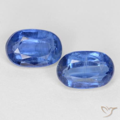 1.39ctw Naturale Blu scuro Cianite, Ovale, SI