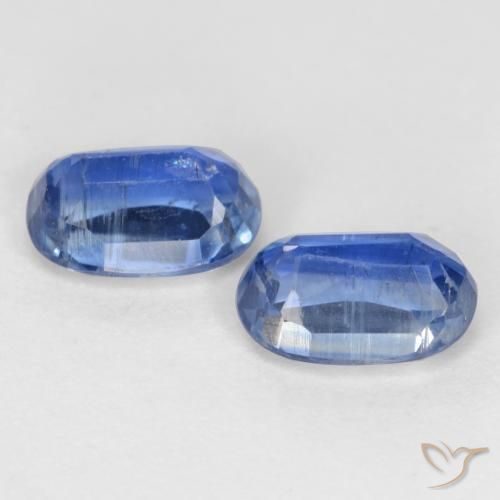 Gemme di Cianite Blu scuro naturale da 1.39 ct, Ovale, SI