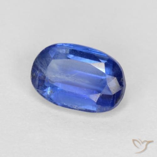 Cianite Blu navy naturale da 0.71 ct, Ovale, SI-I1