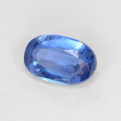 Cianite naturale blu da 0,64 ct, taglio ovale, SI-I1