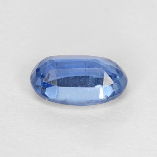Cianite naturale blu da 0,64 ct, taglio ovale, SI-I1