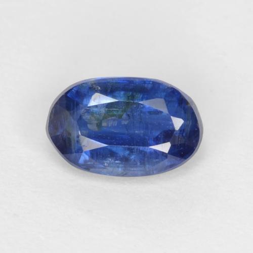 Cianite naturale blu da 0,64 ct, taglio ovale, SI-I1