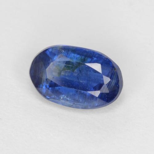 Cianite naturale blu da 0,64 ct, taglio ovale, SI-I1