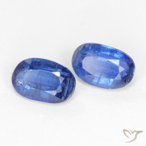 Gemme di Cianite Blu scuro naturale da 1.07 ct, Ovale, SI-I1