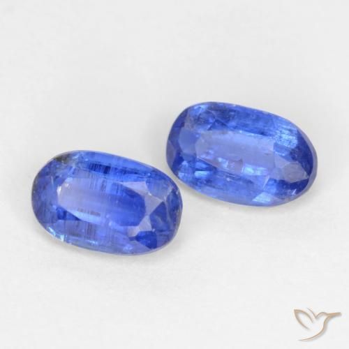 Gemme di Cianite Blu scuro naturale da 0.79 ct, Ovale, SI-I1