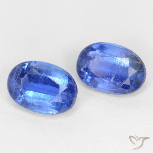 Gemme di Cianite Blu scuro naturale da 1.09 ct, Ovale, SI-I1