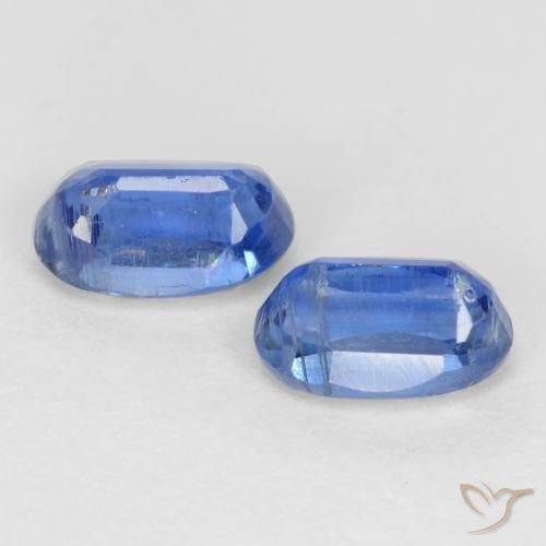Gemme di Cianite Blu scuro naturale da 0.73 ct, Ovale, SI-I1