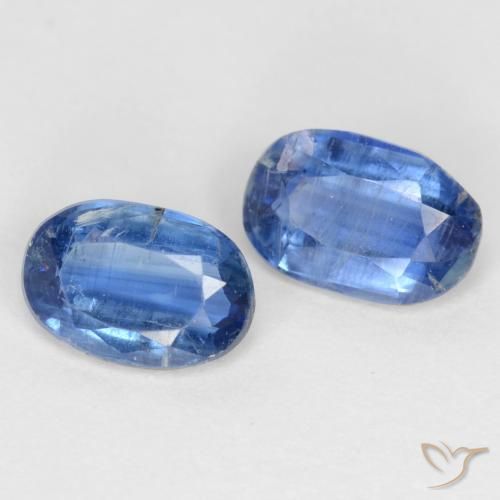 Gemme di Cianite Blu scuro naturale da 1.27 ct, Ovale, I1
