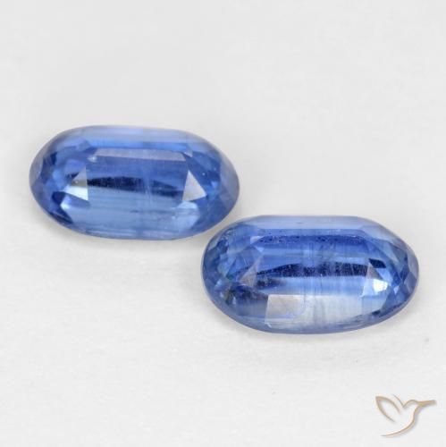 Gemme di Cianite Blu navy naturale da 1.33 ct, Ovale, SI-I1