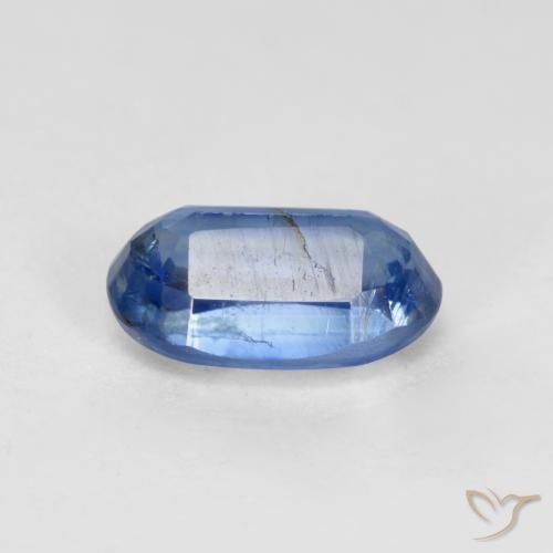 Cianite Blu scuro naturale da 0.64 ct, Ovale, SI-I1