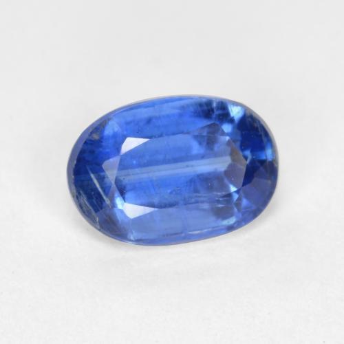 Cianite Blu navy naturale da 0.59 ct, Taglio ovale, SI-I1