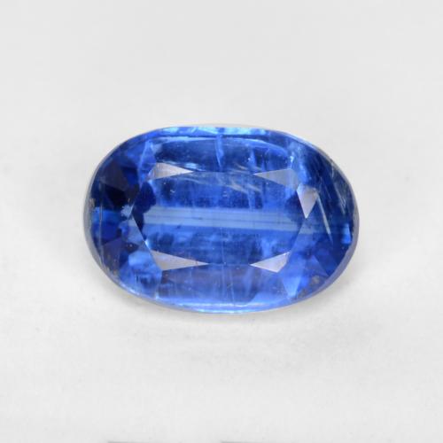 Cianite Blu navy naturale da 0.59 ct, Taglio ovale, SI-I1