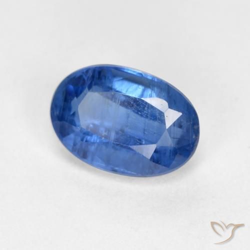 Cianite Blu navy naturale da 0.69 ct, Ovale, SI-I1