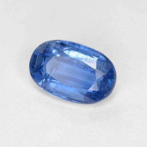 Cianite Blu scuro naturale da 0.64 ct, Taglio ovale, SI-I1