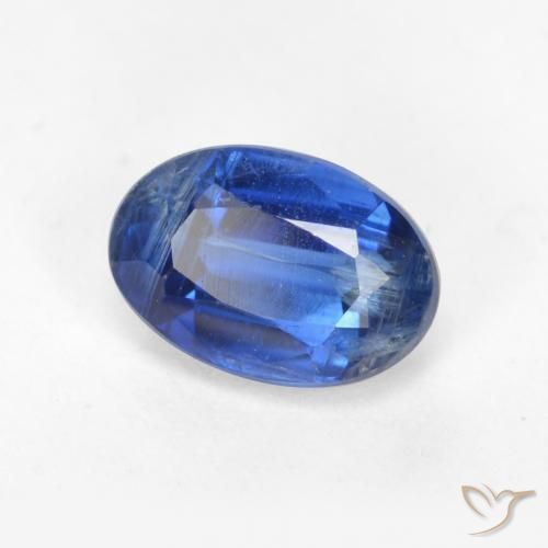 Cianite Blu navy naturale da 0.78 ct, Ovale, SI-I1