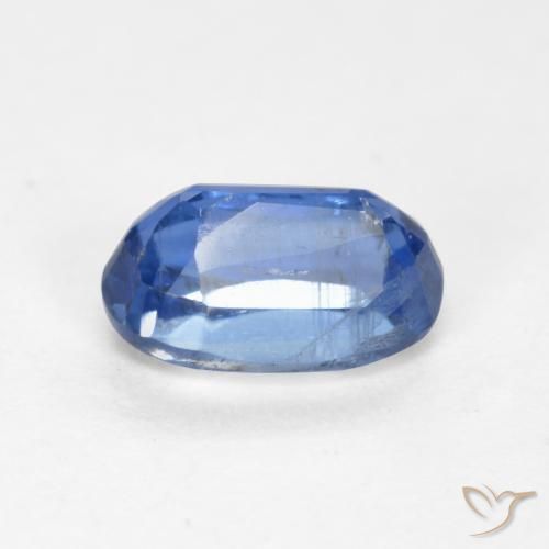 Cianite Blu scuro naturale da 0.69 ct, Ovale, VS-SI