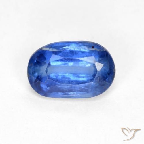 Cianite Blu scuro naturale da 0.58 ct, Ovale, SI-I1