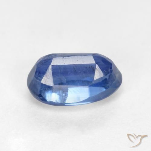 Cianite Blu scuro naturale da 0.83 ct, Ovale, SI-I1