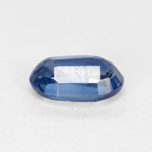 Cianite naturale blu da 0,68 ct, taglio ovale, SI-I1