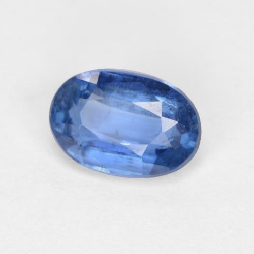 Cianite Blu scuro naturale da 0.61 ct, Taglio ovale, SI-I1