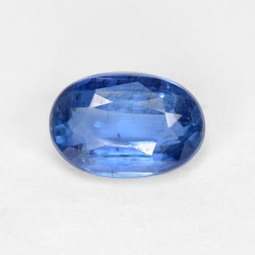 Cianite Blu scuro naturale da 0.61 ct, Taglio ovale, SI-I1