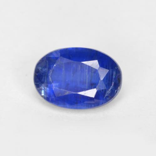 Cianite naturale blu da 0,61 ct, taglio ovale, SI-I1
