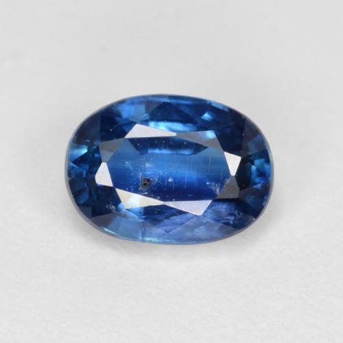 Cianite naturale blu da 1,12 ct, taglio ovale, VS-SI