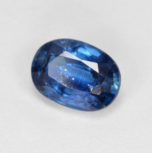 Cianite naturale blu da 1,12 ct, taglio ovale, VS-SI