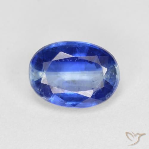 1.05ct Naturale Blu scuro Cianite, Ovale, VS-SI
