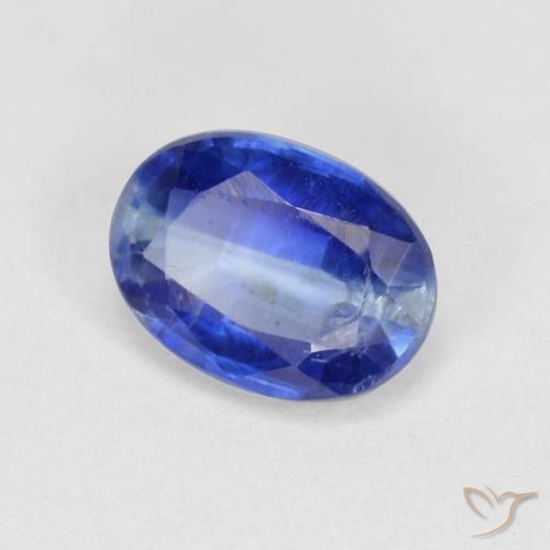 Cianite Blu scuro naturale da 1.05 ct, Ovale, VS-SI